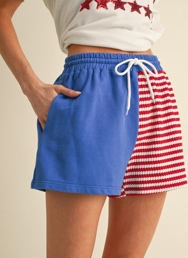 Red White and Blue Short