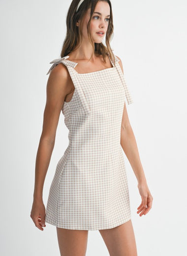 Gingham Mini Dress