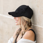 Sueded Boyfriend Cap