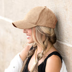 Sueded Boyfriend Cap