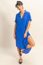 Cobalt Midi Dress