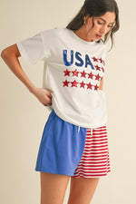 USA Sequin Flag Top