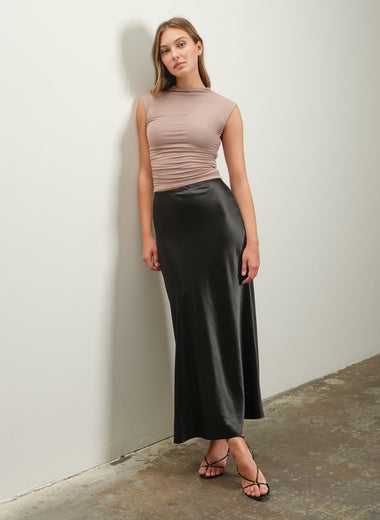 Gala Satin Skirt