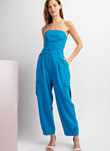 Into the Blue Jumpsuit