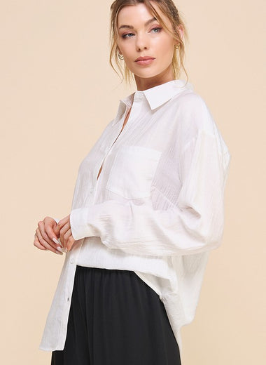 White Vineyard Blouse