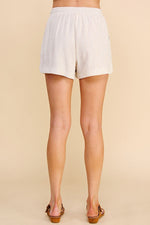 Natural Pinstripe Short