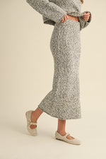 Two Tone Sweater Skirt