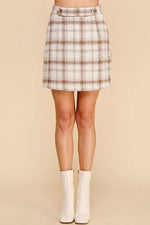 French Plaid Skirt