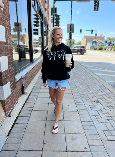 Her Day Starts with a Coffee Hoodie