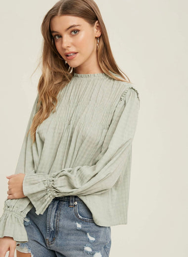 Anything For Love Sage Top