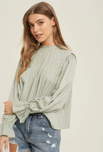 Anything For Love Sage Top